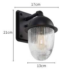 Outdoor Bullet Porch Wall Lights Simple Design Water-Proof Garden Wall Sconces Indoor Corridor Hallway Balcony Wall Lighting F