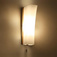 Wooden Glass Vase Bedroom Bedsides Wall Lamp Contracted Tatami  Wall Sconce Corridor Stair Case Wall Lights