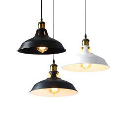 Modern Minimalist Pendant Light, Three Colors and Sizes Available, E27 Light Source for Dining Room and Kitchen