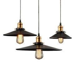 Retro Industrial Pendant Light, Perfect for Dining and Living Rooms, E27 Light Source, Max 4W