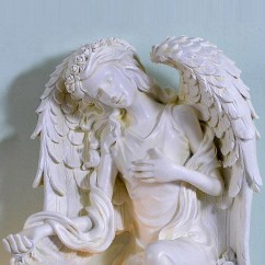 Resin Wings Angel Corridor Wall Lamp Bedroom Bedsides Goddess Wall Sconce Glass lampshade Balcony Porch Hallway lamps