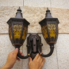 Outdoor Porch Wall Lights European Water-Proof Garden Villa Gate Wall Sconces Indoor Corridor Hallway Balcony Wall Lighting