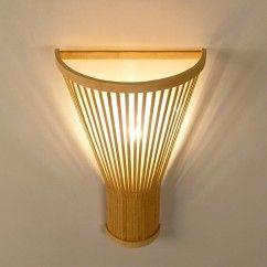 Southeast Asian Bamboo Corridor Wall Lights Handmade Craft Hotel Stair Case Tatami Wall Sconces Hallway Bedroom Lamp