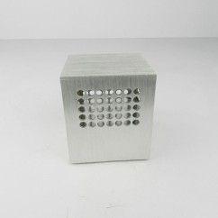 Modern 3W LED Wall Lamps Hollow Out Aluminum Cube Corridor Wall lights Metal Cube KTV Bar Counter Wall Sconces