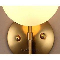 Post Modern Contracted Corridor Wall Lights Bedroom Wall Lamp White Glass Bedsides wall lights Mirror Wall Lighting Fixtures