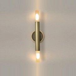 Modern Pure Copper Corridor Bathroom Wall Lights Villa Bedroom Bedsides Wall Sconces Hallway Balcony Stair Case Wall Lamps