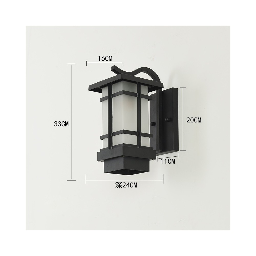 Outdoor Porch Wall Lights Simple Design Water-Proof Garden Wall Sconces Indoor Corridor Hallway Balcony Wall Lighting Fixtures