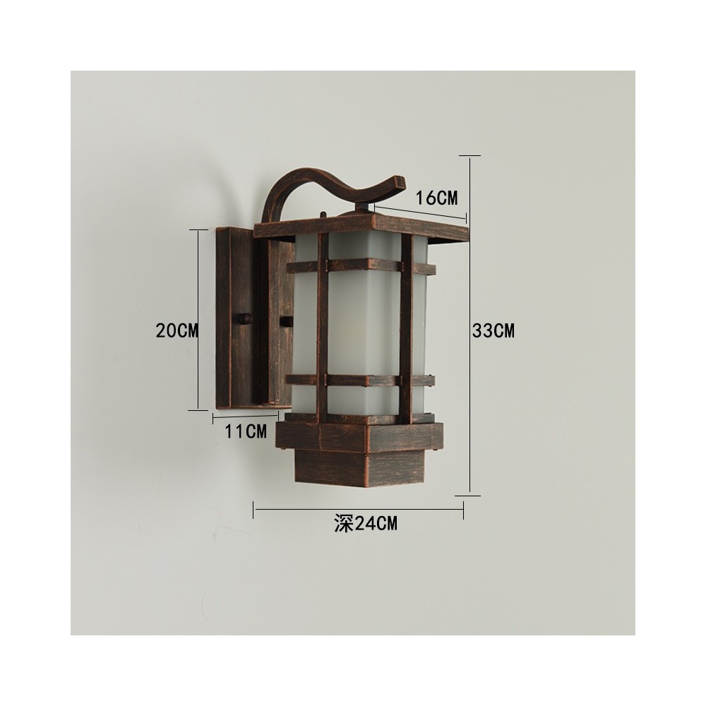 Outdoor Porch Wall Lights Simple Design Water-Proof Garden Wall Sconces Indoor Corridor Hallway Balcony Wall Lighting Fixtures