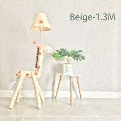 Cartoon Giraffe Kids Room Floor Lamps Cute Fabric Baby Room Children Bedroom Floor Light