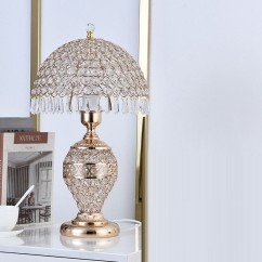 Crystal Bedroom Wedding Table Lamp - Elegant & Romantic Lighting for Home Décor