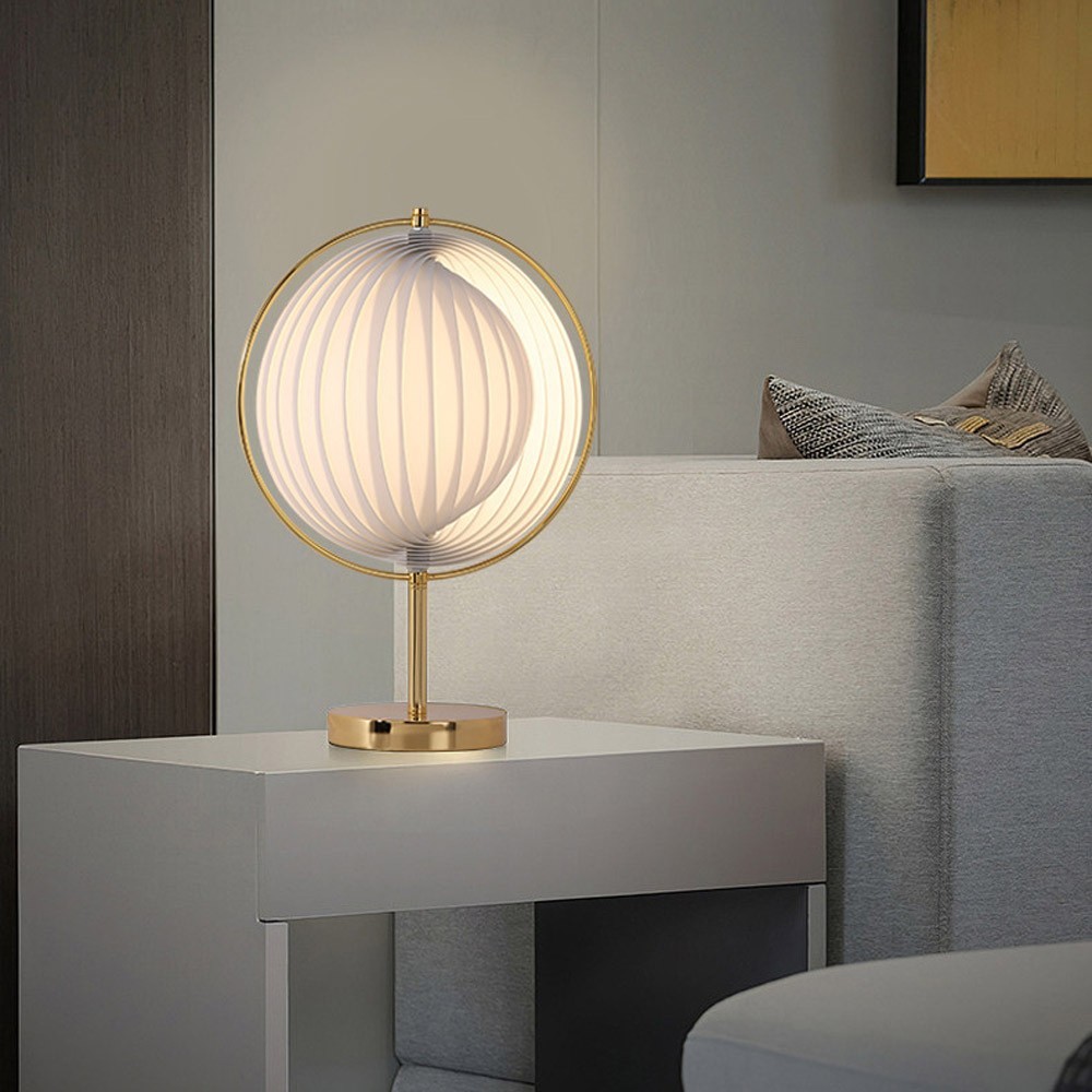 Foldable Pleated Minimalist Sofa Table Lamp Nordic Style Bedside Atmosphere Desk Light