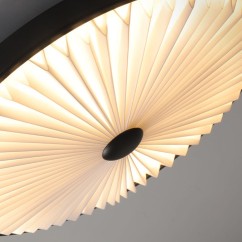 LED Pleated Design Round Bedroom Ceiling Lamp Modern Nordic Minimalist for Living Room Study Corridor Home Decor Fixtures