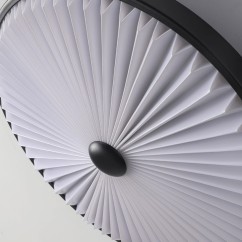 LED Pleated Design Round Bedroom Ceiling Lamp Modern Nordic Minimalist for Living Room Study Corridor Home Decor Fixtures