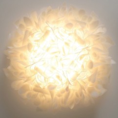 Cream Style Bedroom Ceiling Light Plastic Petal Nordic Girl Warm Romantic Room Living Room Lamps