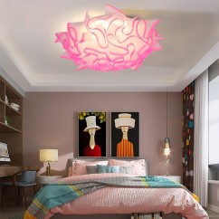 Bedroom Ceiling Lamp Simple Nordic Creative Petal Bedroom Chandelier Ins Net Red lamp Ceiling Lights