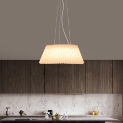 Plastic Pleated Pendant Lamp Fashion Bar Counter Chandelier Creative Restaurant Aisle Study Room Bedroom Hanging Light