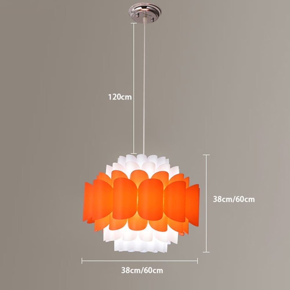 Lotus Dining Room Chandelier Modern DIY Plastic North European Restaurant Ceiling Pendant Lights