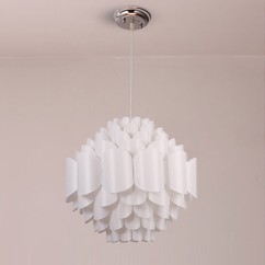 Lotus Dining Room Chandelier Modern DIY Plastic North European Restaurant Ceiling Pendant Lights