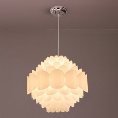 Lotus Dining Room Chandelier Modern DIY Plastic North European Restaurant Ceiling Pendant Lights