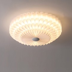 Nordic LED Bedroom Ceiling Lamp Personality Creative Modern Minimalist Living Room Round Cake Ceiling Light