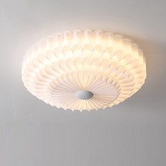 Nordic LED Bedroom Ceiling Lamp Personality Creative Modern Minimalist Living Room Round Cake Ceiling Light