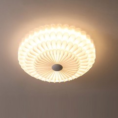 Nordic LED Bedroom Ceiling Lamp Personality Creative Modern Minimalist Living Room Round Cake Ceiling Light