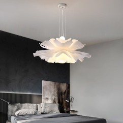 Nordic Acrylic Petal Bedroom Ceiling Lamp Personality Modern Minimalist Living Room Ceiling Light