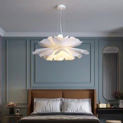 Nordic Acrylic Petal Bedroom Ceiling Lamp Personality Modern Minimalist Living Room Ceiling Light