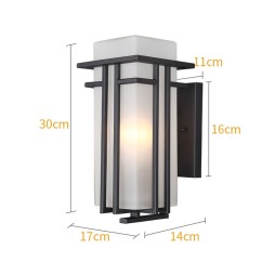 Outdoor Porch Wall Lights Design Water-Proof Garden Wall Sconces Indoor Corridor Hallway Balcony Wall Lighting Fixtures