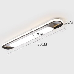 Modern Corridor Ceiling Light Nordic Paper Clip Corridor Balcony Strip Dining Room Bedroom Entrances Ceiling Lighting Fixtures