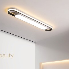 Modern Corridor Ceiling Light Nordic Paper Clip Corridor Balcony Strip Dining Room Bedroom Entrances Ceiling Lighting Fixtures