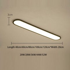 LED Modern Corridor Ceiling Light Nordic Corridor Balcony Simple Strip Dining Room Bedroom Entrances Ceiling Lamp