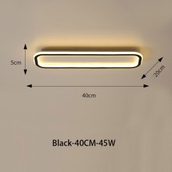 LED Modern Entrances Ceiling Light Oblong Shape Nordic Balcony Dining Room Bedroom Ceiling Lamp