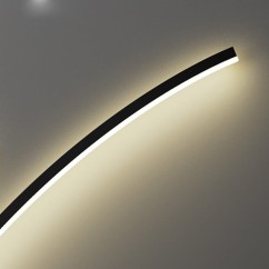 Modern Bent Strip Bedside Wall Lamp Bedroom Background Corridor Balcony Staircase Wall lighting Fixture