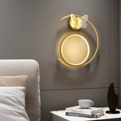 LED Modern Butterfly Bedside Wall Lamp Bedroom Background Corridor Balcony Staircase Wall lighting Fixture