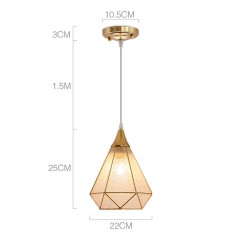 Modern Golden Plastic Bar Counter Pendant Light Dining Room Luxury Pendant Lamp Restaurant Creative Pendant Lamp Fixtures