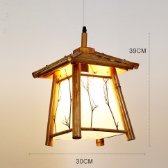 Bamboo House Pendant Lights Stair Case Hanging Lights Natural Southeast Asia Dining Room Corridor Hallway Ceiling Pendant Lamps