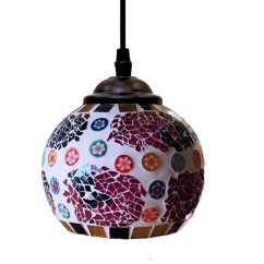 Mediterranean Mosaics Dining Room Pendant Lamps Classic Kitchen Hanging Lamp Bar Cafe Shops Chandelier