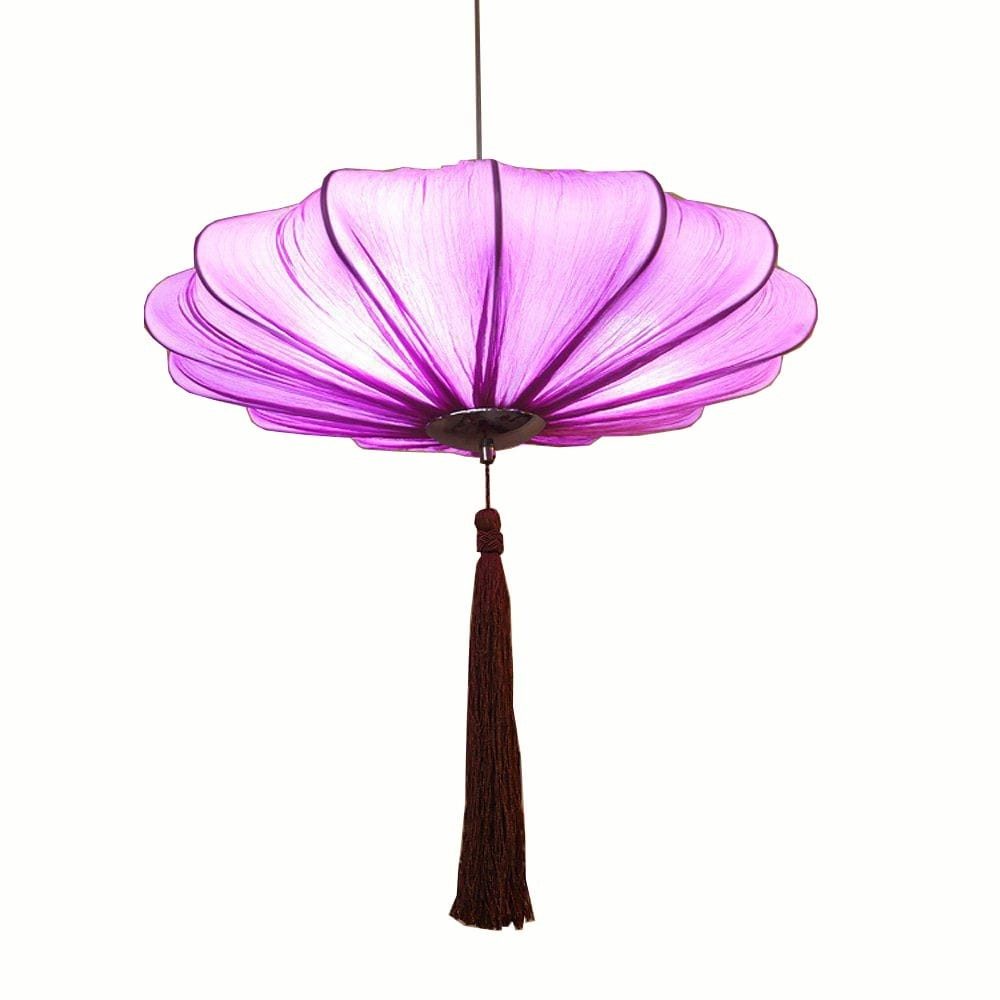 Modern Restaurant Pendant Light Chinese-Style Fabric Imitation Antique Tea House Corridor Lantern for Hotel