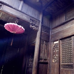 Modern Restaurant Pendant Light Chinese-Style Fabric Imitation Antique Tea House Corridor Lantern for Hotel