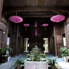 Modern Restaurant Pendant Light Chinese-Style Fabric Imitation Antique Tea House Corridor Lantern for Hotel