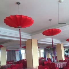 Modern Restaurant Pendant Light Chinese-Style Fabric Imitation Antique Tea House Corridor Lantern for Hotel