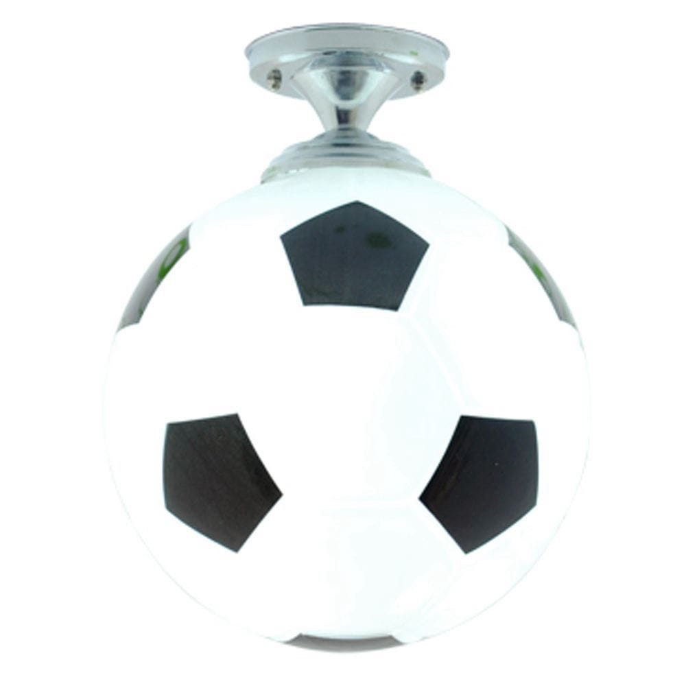 Glass Ceiling Lighting Boys Football Basketball Bedroom Children Room Ceiling Lamp