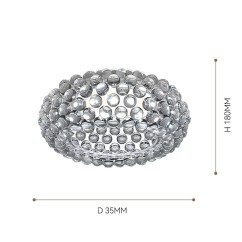 Modern Foscarini Caboche Ball Living Room Ceiling Lamps artistical Acrylic Beads Study Room Restaurant Ceiling Lighting Fixtures