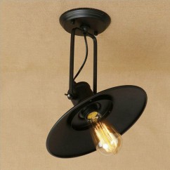 Industrial Balcony Ceiling Lamps Metal Cage Country Dining Room Ceiling Light Corridor Hallway Ceiling Lighting Fixtures