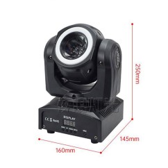 60W Moving Head Beam Light, Suitable for Bars, Stages, and Weddings, Supports Sound Control and DMX512