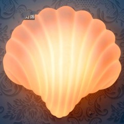 Modern Glass Shell Corridor Wall Lamp simple Bedroom Bedsides Wall Light E27 Balcony Hallway Wall Lighting Fixtures