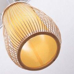 36 South Asian Bamboo Vase Dining Room Pendant Lamp Country Rustic Hallway Lamps oovov.com img 3