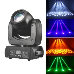 100W Mini Moving Head Light, Suitable for Bars, Stages, and KTV, Supports DMX512 and Sound Control, 120W Light Effect