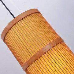 38 South Asian Bamboo Cylinder Japanese Restaurant Pendant Lights, Country Rustic Hanging Lamps oovov.com img 3